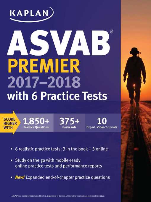 Title details for ASVAB Premier 2017-2018 with 6 Practice Tests by Kaplan Test Prep - Wait list